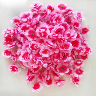 Hoa đào giả bông rời